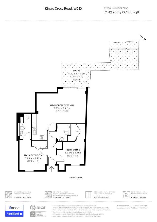 Spacious 2 Bed 2 Bath Kings Cross Apartment Londra Exterior foto